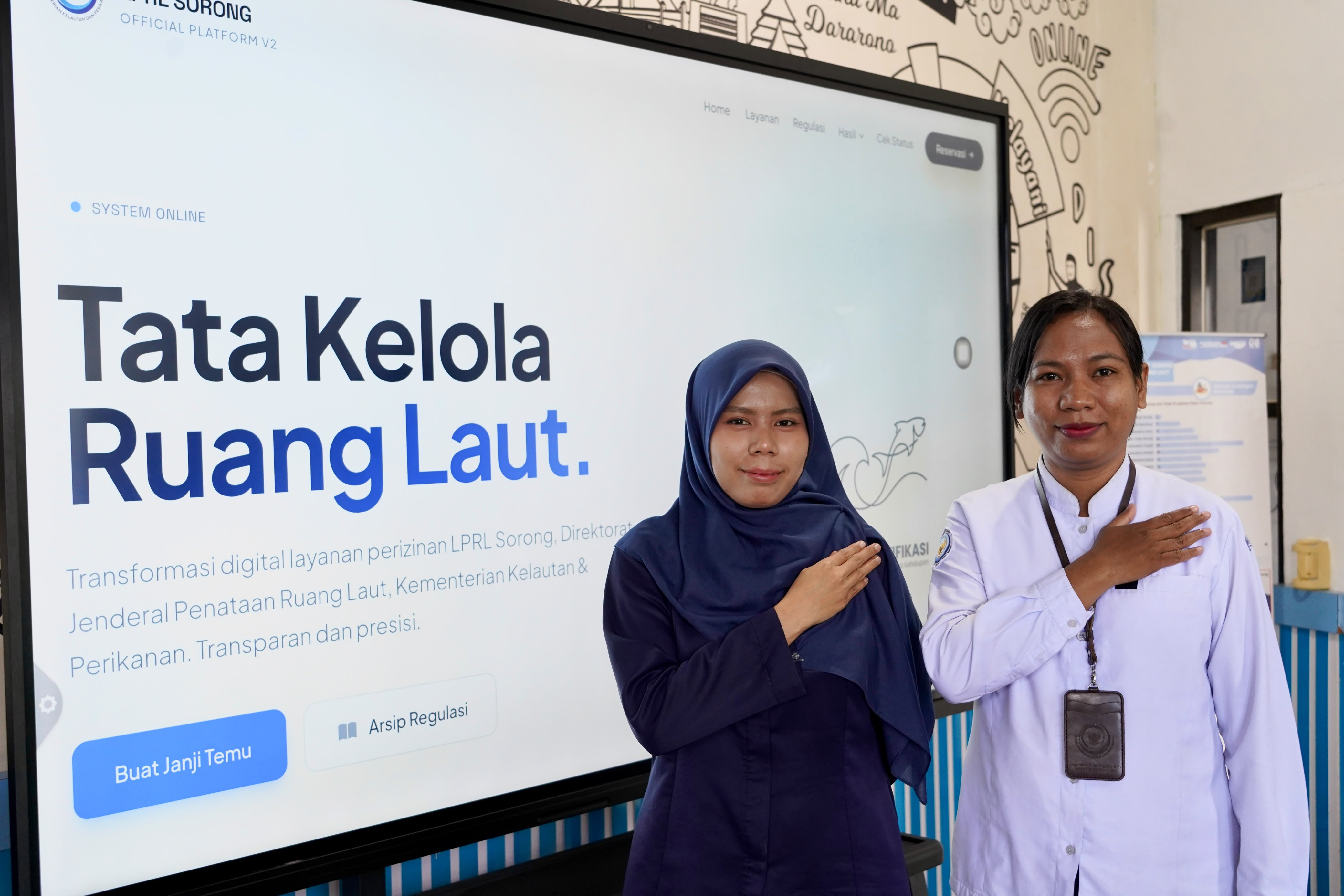 Menjaga Laut, Menggerakkan Ekonomi Biru: Peran UPT Loka PRL Sorong dalam Pendampingan KKPRL Menuju Kemudahan Berusaha